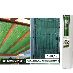 Δίχτυ Σκίασης Πράσινο 5x1.5m