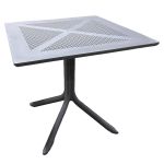 Τραπέζι Κήπου ArteLibre SIREA Γκρι PP 80x80x75cm