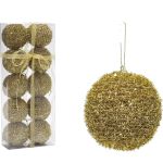 Χριστουγεννιάτικη Μπάλα Χρυσό 60mm Σετ 10Τμχ