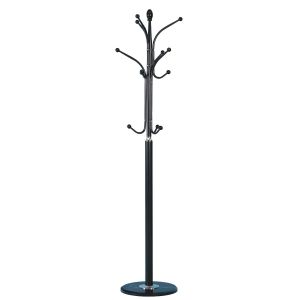 Καλόγερος ArteLibre ORTONA Μαύρο Μέταλλο 37x37x180cm