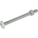 Βίδα Ολόπαση PH Σκεπών & Περικόχλιο M 6x30 Inox A2 15Τμχ