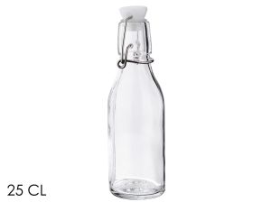 Μπουκάλι Στρογγυλό 25cl Με Ερμητικό Καπάκι