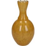 Βάζο ArteLibre Ώχρα Γυαλί 12x12x23cm