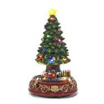 Χριστουγεννιάτικο Δέντρο Με Φως, Μουσική Και Κίνηση 29cm