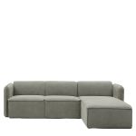 Καναπές Γωνιακός Αναστρέψιμος ArteLibre MAFFEI Γκρι Ύφασμα 268x163x76cm