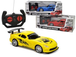 Τηλεκατευθυνόμενο Αυτοκίνητο Super Car Racing Πλαστικό 26cm Μπαταρίας Σε 3 Χρώματα Για 5+ Ετών