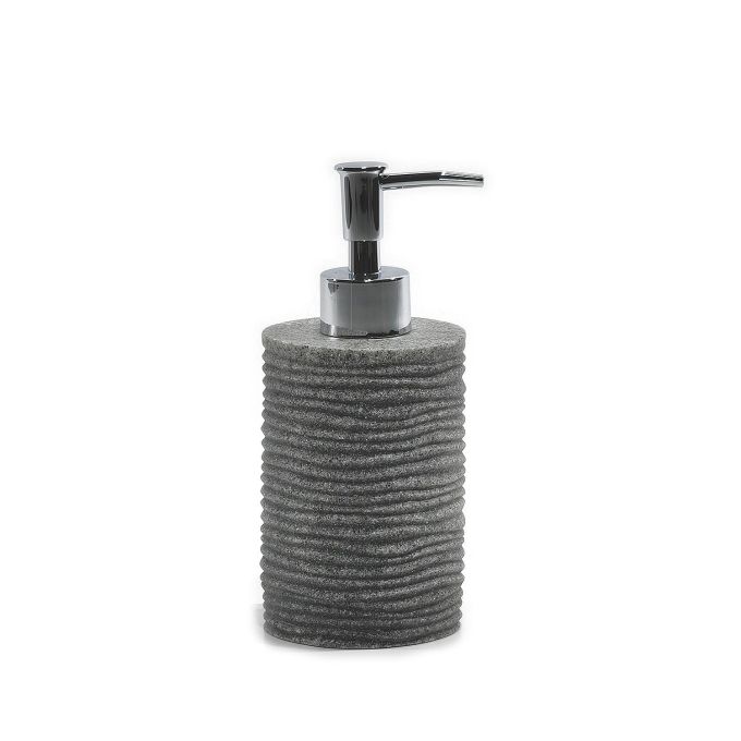 Ντισπένσερ Γκρι Polyresin 240ml Φ7.3x17.2cm