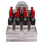 Ομπρέλα Τσέπης Μπουκάλι Κρασιού Μοβ Πλαστικό/Μέταλλο 90cm