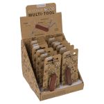 Μπρελόκ Πολυεργαλείο Σουγιάς Μέταλλο/Ξύλο 6x2x1cm