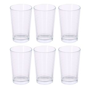 Ποτήρια Ποτού 220ml Γυάλινα 6Τμχ ALPINA