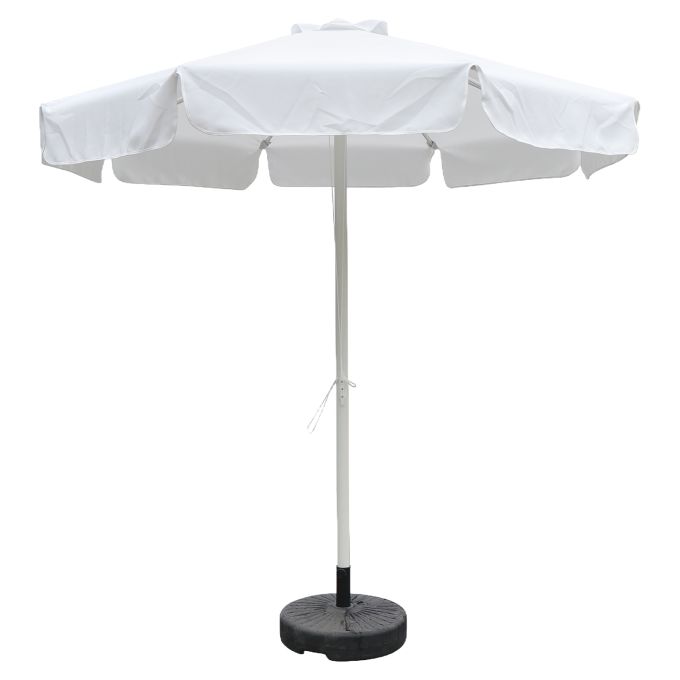 Ομπρέλα Κήπου ArteLibre SALVIA Εκρού/Λευκό Αλουμίνιο/Polyester Φ2.2x2.5m