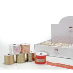 Χριστουγεννιάτικη Κορδέλα Πολύχρωμο 250x6.3cm Σε 6 Σχέδια