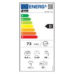 Πλυντήριο Ρούχων 8kg 1000rpm Λευκό VOX WM1080-T14D