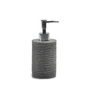 Ντισπένσερ Γκρι Polyresin 240ml Φ7.3x17.2cm
