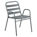 Καρέκλα Κήπου ArteLibre STELLAR Γκρι Αλουμίνιο 54x58x76cm
