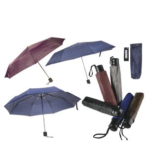 Ομπρέλα Τσέπης Σε Θήκη 100% Polyester 87cm Σε 5 Χρώματα