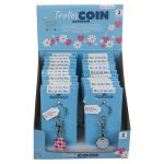 Μπρελόκ Με Κέρμα Για Τρόλεϊ Μέταλλο 2.28x8cm Σε 2 Σχέδια