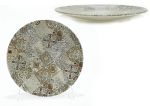 Πιάτο Μπεζ Σχέδιο Maiolica Beige Opaco Πορσελάνη Φ26cm