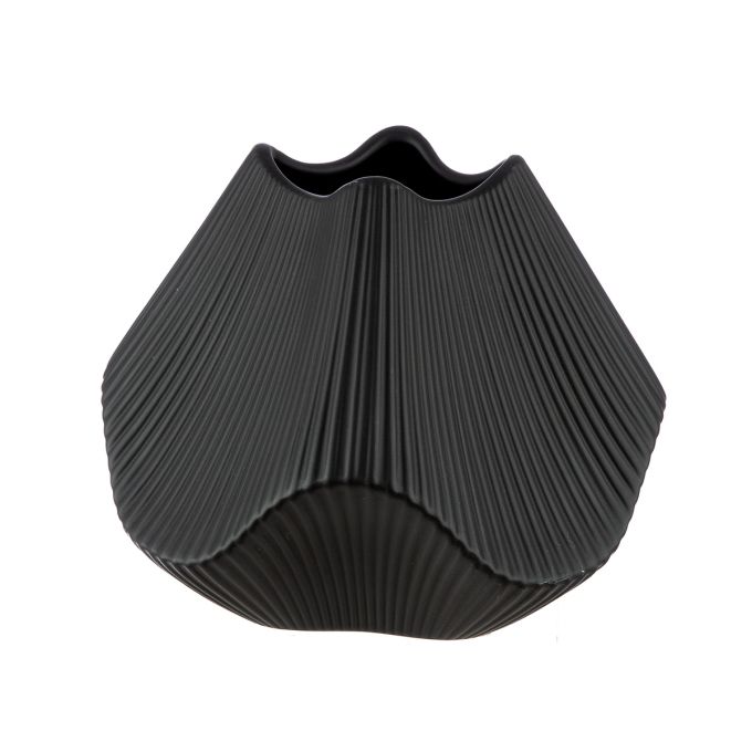 Βάζο Κεραμικό Μαύρο 22X22X19Cm 22X22X19Cm