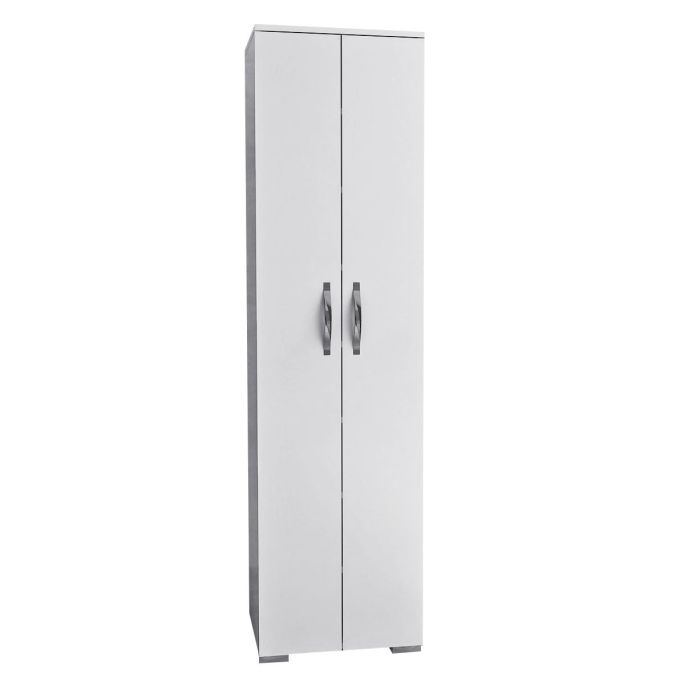 Ντουλάπι ArteLibre JUDELINE Λευκό Μοριοσανίδα 60x32x173.5cm
