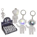 Μπρελόκ Αστροναύτης Με Φως Μπαταρίας Λευκό Πλαστικό/Μέταλλο