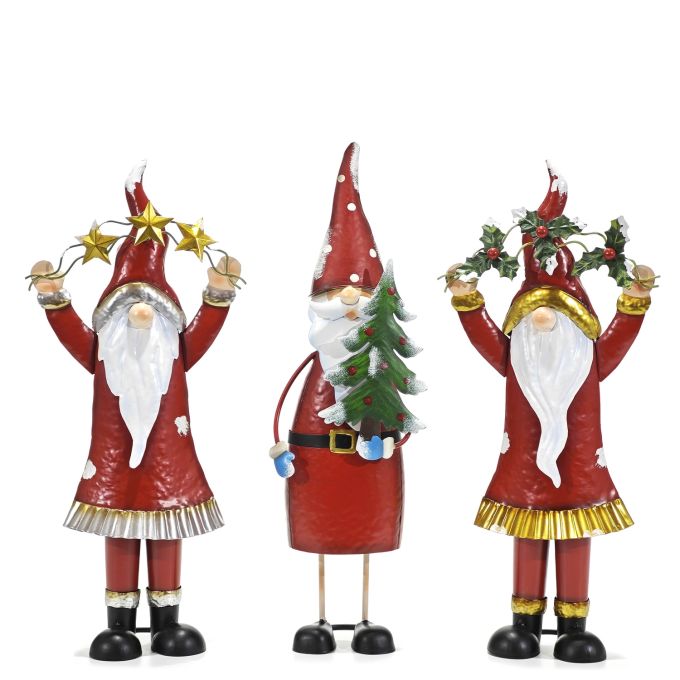 Χριστουγεννιάτικη Διακόσμηση Κήπου Χαρακτήρες 41cm Σε 2 Σχέδια