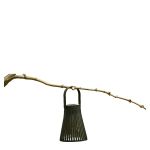 Ηλιακό Φανάρι Ηλιακό Μαύρο Φ11x14-21cm ARTI CASA
