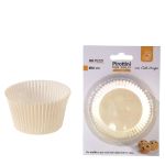 Σετ Χάρτινα Καψούλια Cake Design Λευκά Φ12x3cm Σετ 60Τμχ