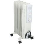 Ηλεκτρικό Καλοριφέρ Λαδιού 7 Φέτες Λευκό 1500W ALPINA