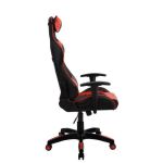 Πολυθρόνα Γραφείου Gaming ULTIMET Κόκκινο/Μαύρο PVC 66x67x127-135cm