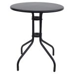 Τραπέζι Κήπου ArteLibre SOLIS Μαύρο Μέταλλο Φ60x70cm