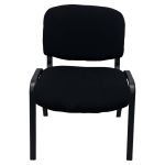 Καρέκλα Επισκέπτη ArteLibre STEELIX Μαύρο Ύφασμα/Μέταλλο 58x54x77cm