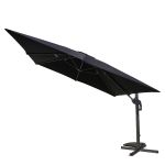 Ομπρέλα Κήπου ArteLibre VALENA Μαύρο/Γκρι Αλουμίνιο/Polyester Φ3x3m