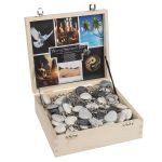 Μπρελόκ Κλειδιών Καρδιά Worry Stone Πολύχρωμο Πέτρα/Μέταλλο 3cm Σε Διάφορα Χρώματα