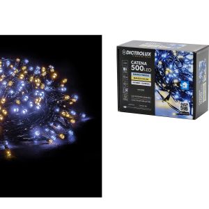 500 LED Εσωτ. & Εξωτ. Χώρου Με 8 Προγράμματα Και Μετασχηματιστή Ψυχρό/Θερμό Λευκό Φως Πράσινο Καλώδιο Μη Επεκτεινόμενο I