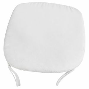 Μαξιλάρι Καρέκλας ArteLibre PLUMORA Λευκό Αδιάβροχο Ύφασμα 43x42cm