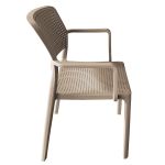 Πολυθρόνα Κήπου ArteLibre CALORA Cappuccino PP 55x54.5x83cm