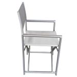 Καρέκλα Σκηνοθέτη ArteLibre TERALLIS Γκρι Ανοιχτό Ύφασμα/Αλουμίνιο 56x48x86cm