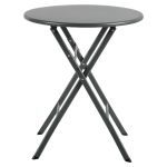 Τραπέζι Κήπου ArteLibre NOVA Μαύρο Μέταλλο Φ60x70cm