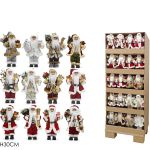 Χριστουγεννιάτικος Άγιος Βασίλης 30cm Σε 12 Σχέδια