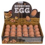 Παιχνίδι Μπαλίτσα Λαστιχένια Αβγό Κότας 5.5cm