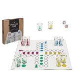 Παιχνίδι Επιτραπέζιο Ποτού Ludo Με 16 Ποτήρια 31x31cm