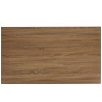 Τραπέζι Τραπεζαρίας ArteLibre ADONIS Sonoma/Μαύρο Μέταλλο/Μοριοσανίδα 140x80x76cm