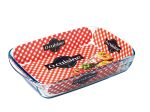Ταψί Πυρέξ Ορθογώνιο 4.5lt Διάφανο Γυαλί 40x27x7cm