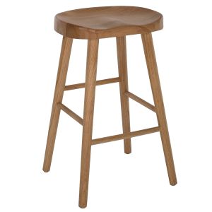 Σκαμπό Επαγγελματικό ArteLibre TIGNUM Φυσικό Ξύλο 41x36x71cm