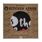 Ποδιά Κουζίνας ‘Cook & Grill’ Μαύρο Βαμβακερό 80x60cm Σε 6 Σχέδια