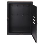 Κλειδοθήκη ‘Cargo’ 8 Θέσεων Μαύρο Μέταλλο 23x9x30cm