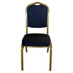 Καρέκλα Catering ArteLibre AUREVIA Μπλε/Χρυσό Ύφασμα/Μέταλλο 57x40x93cm