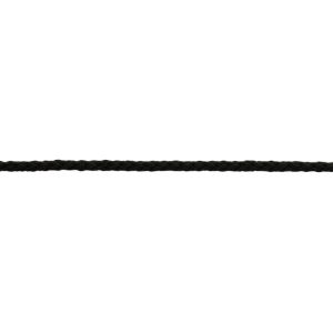PP Σχοινί Πλεγμένο Μαύρο 3mm