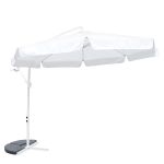 Ομπρέλα Κήπου ArteLibre NORVIA Λευκό/Εκρού Μέταλλο/Polyester Φ3m